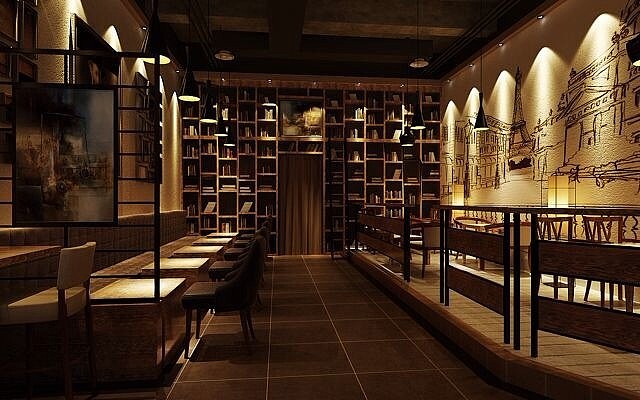 西安高级餐厅装修设计图