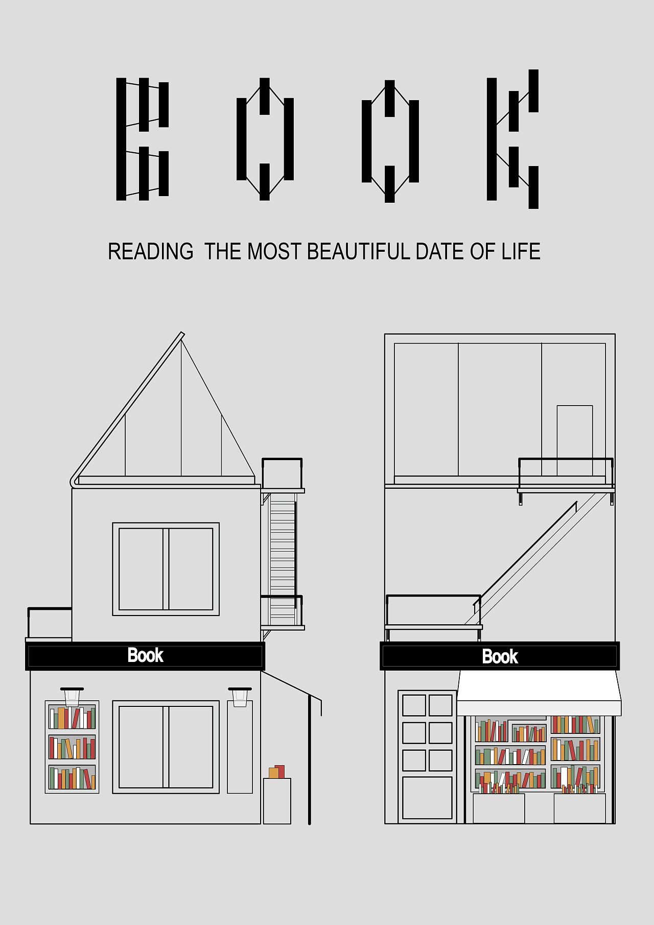 书店|平面|其他平面|无聊的我 - 原创作品 - 站酷 (zcool)