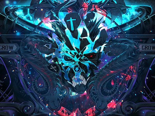 哥特插画七宗罪no2:暴怒