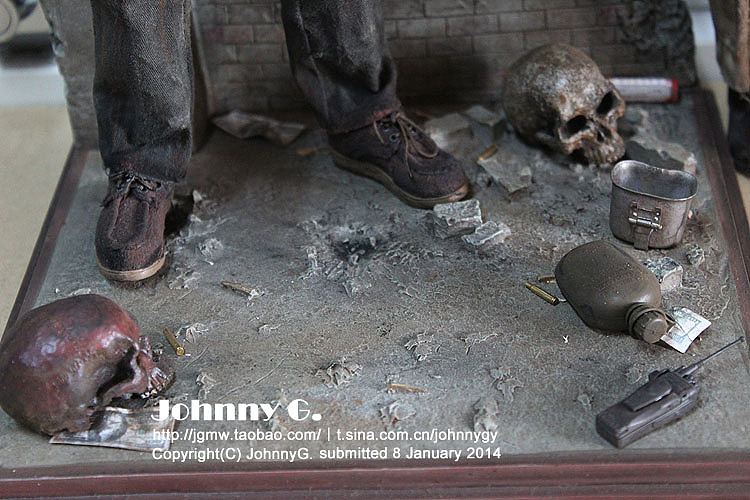 个人重口味旧化涂装 行尸走肉 超人气弩男+ 丧尸 仿真人偶（图ZMTM1MTA3MzI=） - 手办/模玩 - 站酷设计师JohnnyG原创素材 - 站酷ZCOOL