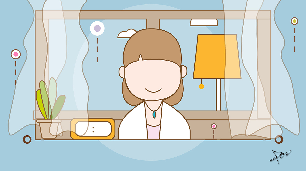 清風徐來（圖ZODA3OTc1NzI=） - 商業(yè)插畫 - 站酷設計師王小麻原創(chuàng)素材 - 站酷ZCOOL