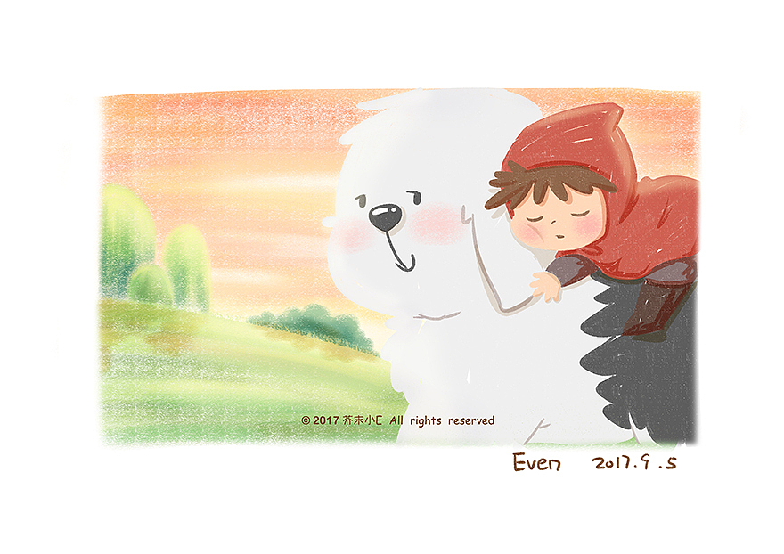 一段旅程（图ZOTA5MDAxNTY=） - 儿童插画 - 站酷设计师芥末小E原创素材 - 站酷ZCOOL