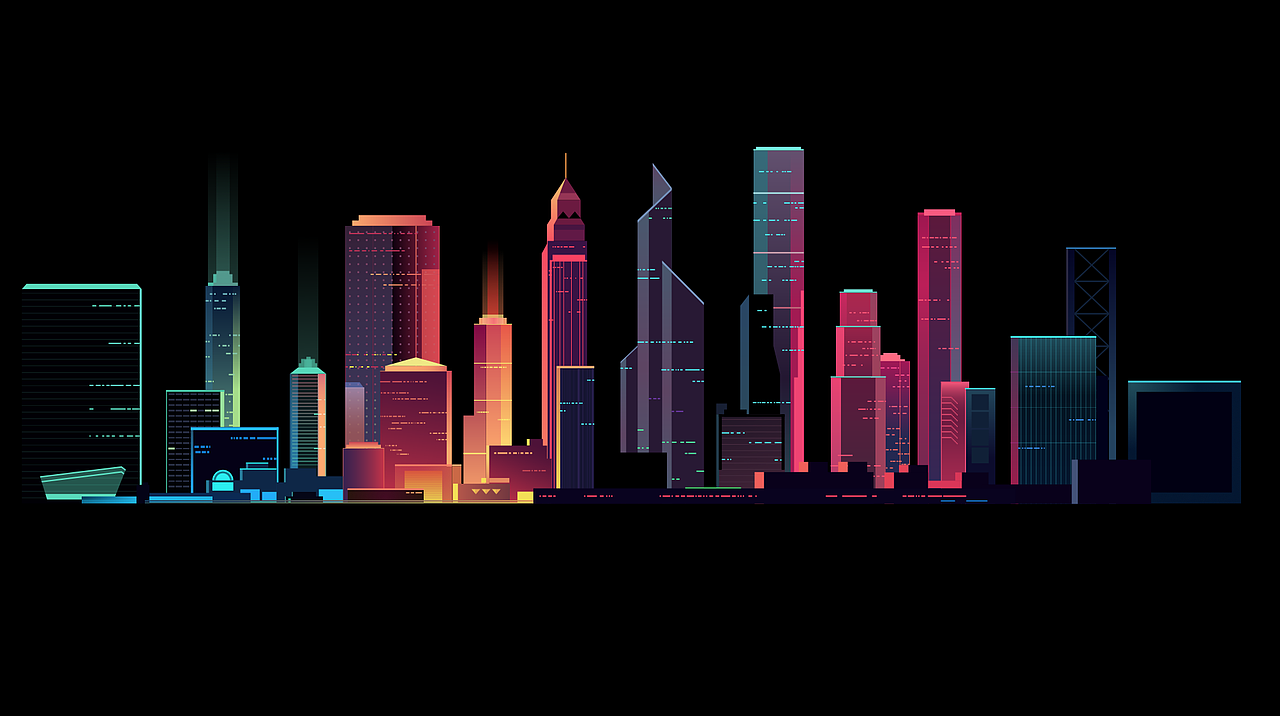 炫光城市练习（图ZMTE4OTMxNTAw） - 其他平面 - 站酷设计师tails0211原创素材 - 站酷ZCOOL