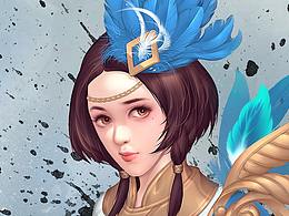 两只立绘 “虞姬”和“小鲜橘右”