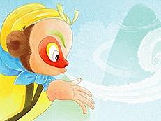 孙悟空（个人主页-ZMzA2MzAwNDg=） - 儿童插画 - 站酷设计师茜阿喜原创素材 - 站酷ZCOOL