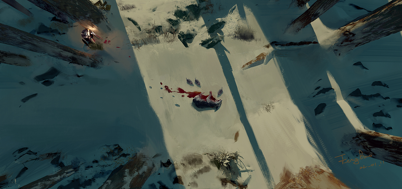 犯错的猎人（图ZMjg4Njk2MzIw） - 概念设定 - 站酷设计师冯宝原创素材 - 站酷ZCOOL