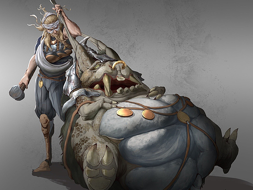 原画设计   驯兽师