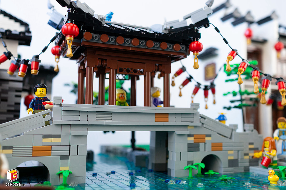 下半年乐高作品:高达、农场、水乡桥韵、城堡、萌牛等