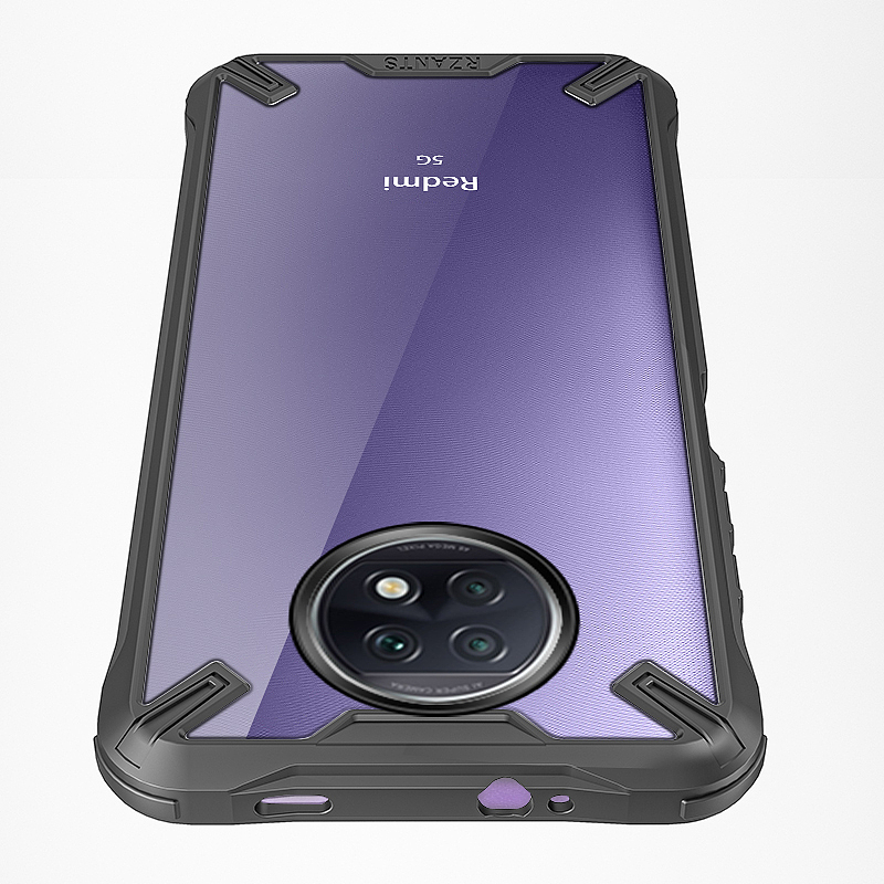 红米Note9 Pro 5G 军工透明防摔壳