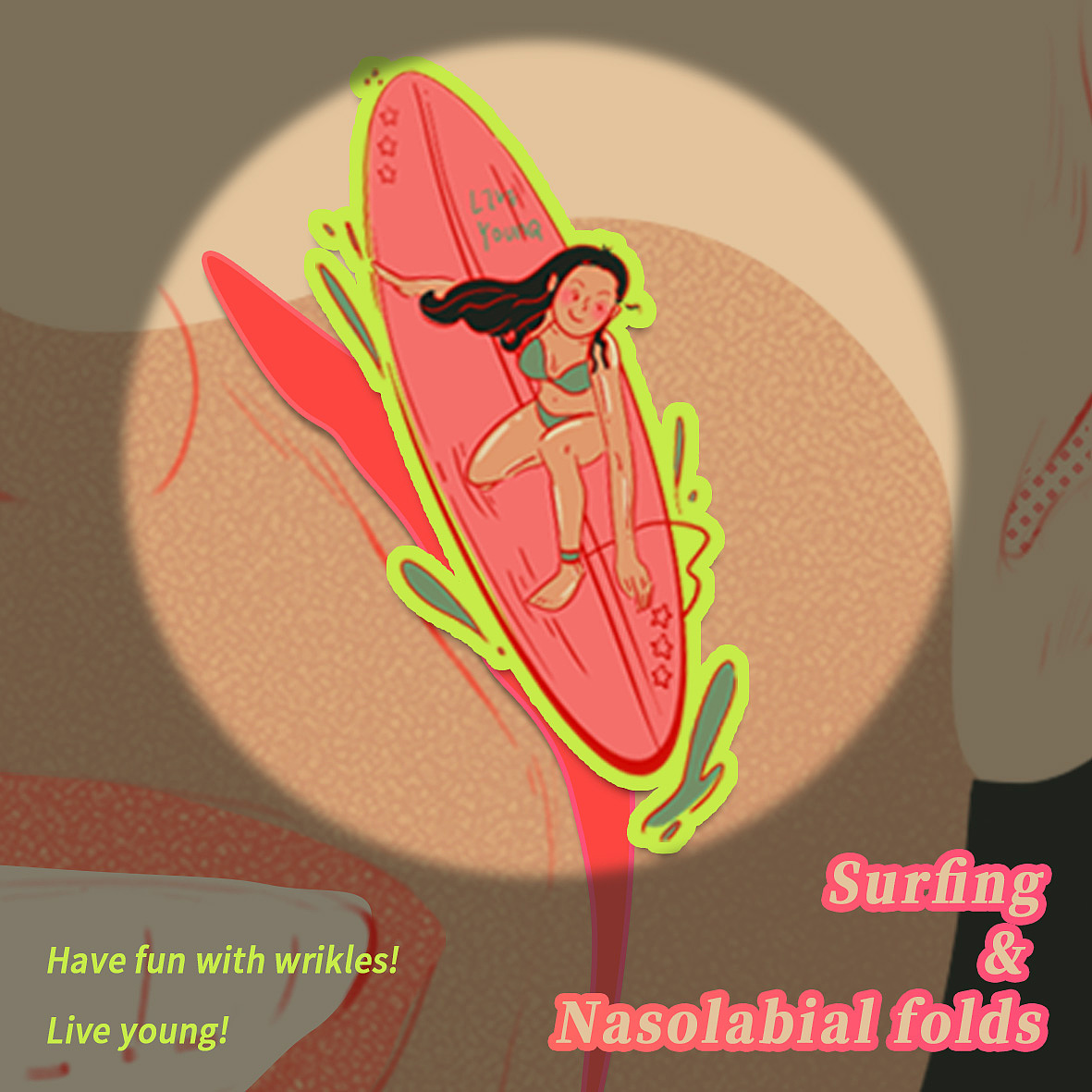 Fun with wrinkles！（皺紋也可以性感和可愛（圖ZMTc2NDA0MzI4） - 創(chuàng)作習(xí)作 - 站酷設(shè)計(jì)師粉頭發(fā)annine原創(chuàng)素材 - 站酷ZCOOL