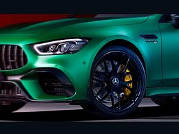 奔馳轎跑AMG_GT系列產(chǎn)品廣告渲染