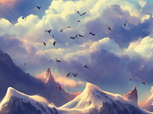 #AI創(chuàng)作實(shí)驗(yàn)室#李白的詩（個(gè)人主頁-ZNjI5MjcxOTI=） - AI作品 - 站酷設(shè)計(jì)師胡蘿卜肉泥原創(chuàng)素材 - 站酷ZCOOL