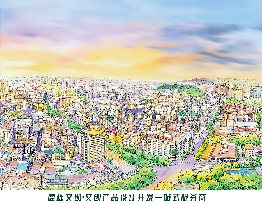 江门新会水彩//鹿瑶笔下的新会，这组图有几张很喜欢（图ZMjYxNTg1MDI0） - 商业插画 - 站酷设计师鹿瑶文创原创素材 - 站酷ZCOOL