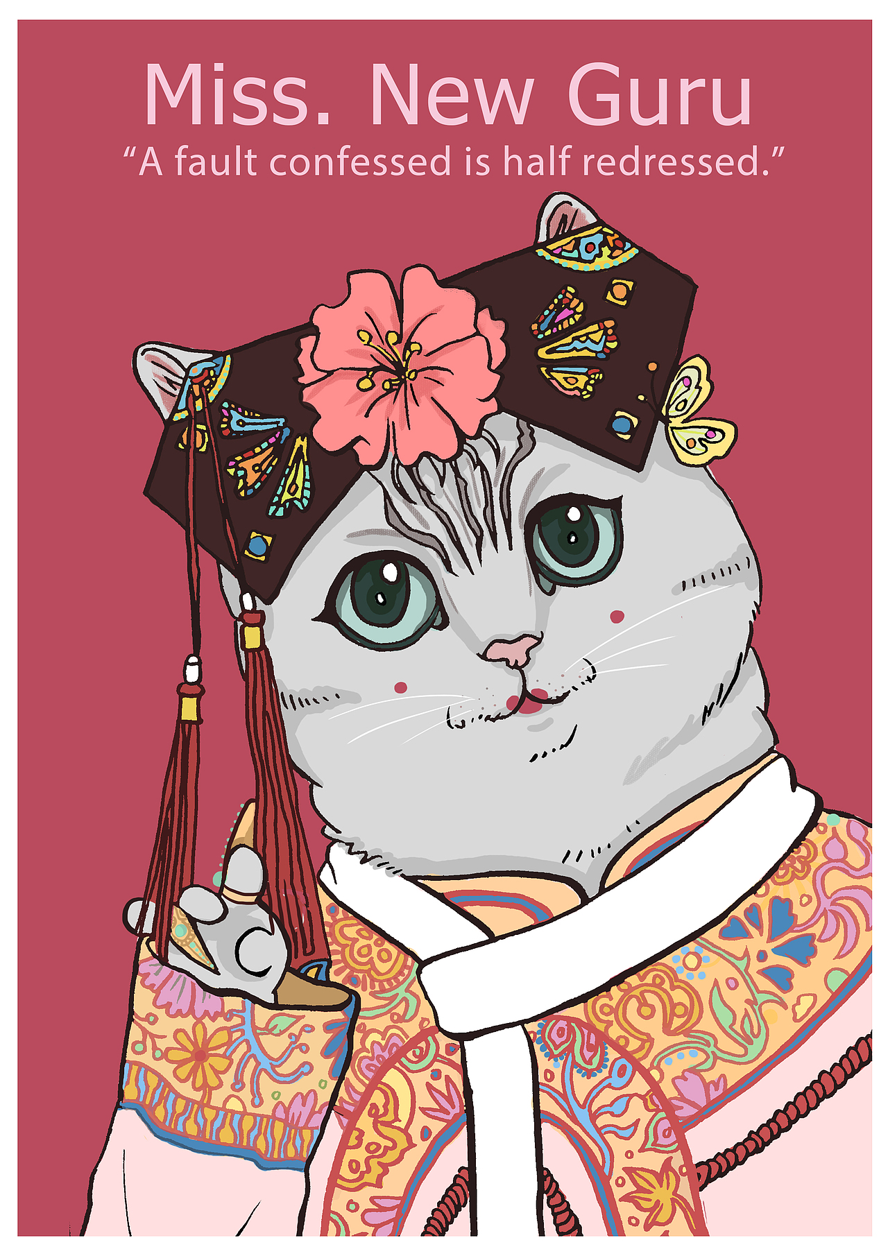 貓咪肖像畫（圖ZMTMwMzI3NTI0） - 創(chuàng)作習(xí)作 - 站酷設(shè)計師肥貓燉田七原創(chuàng)素材 - 站酷ZCOOL