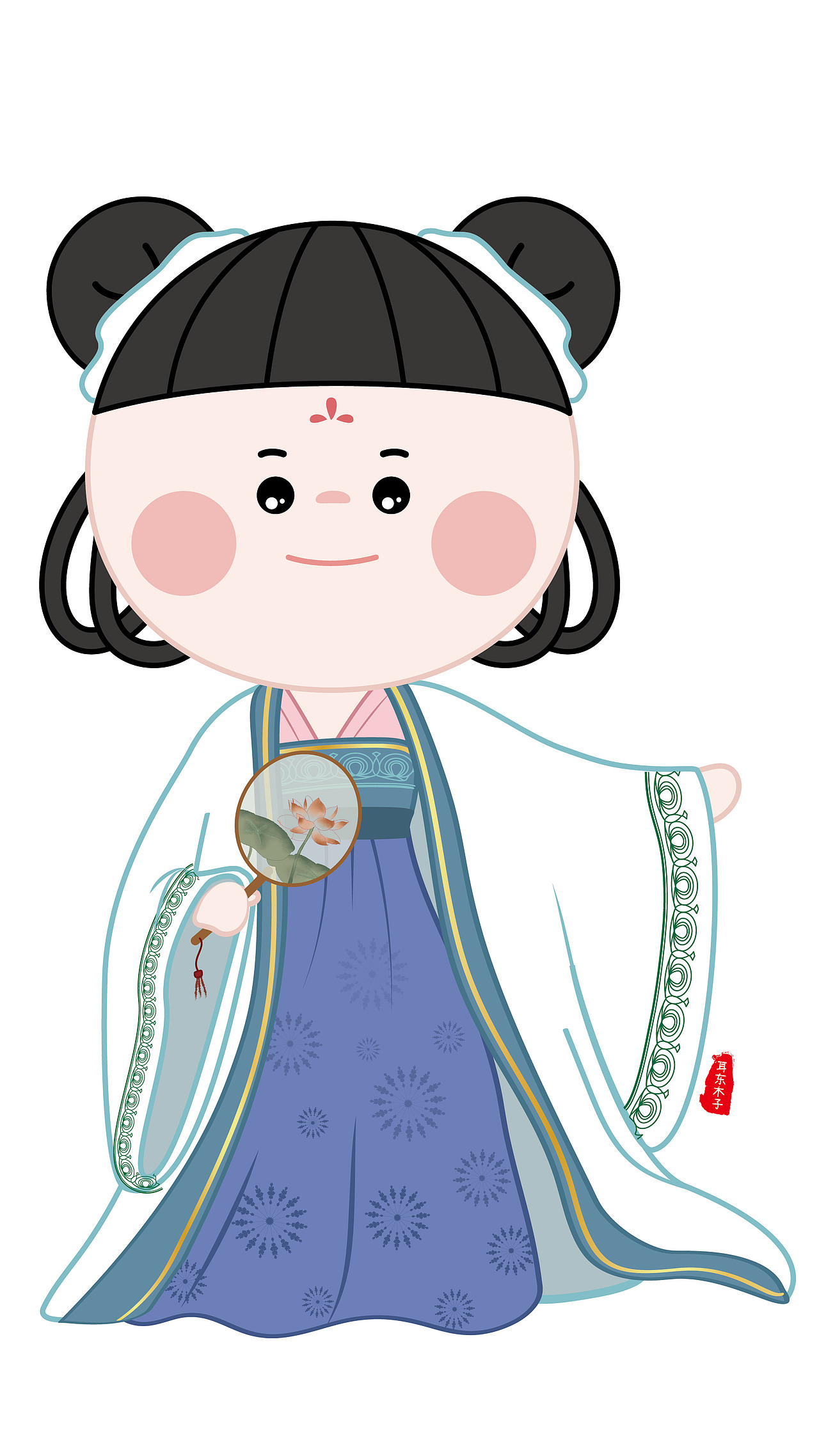 耳东木子汉服变装|动漫|其他动漫|耳东木子动漫_原创作品-站酷zcool