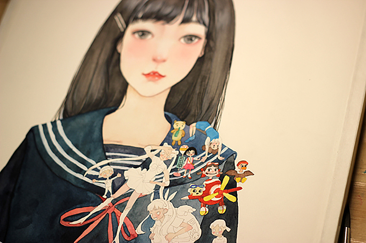 你好，夏天（图ZMzAzNTk5NzI=） - 商业插画 - 站酷设计师李淡淡DAN原创素材 - 站酷ZCOOL