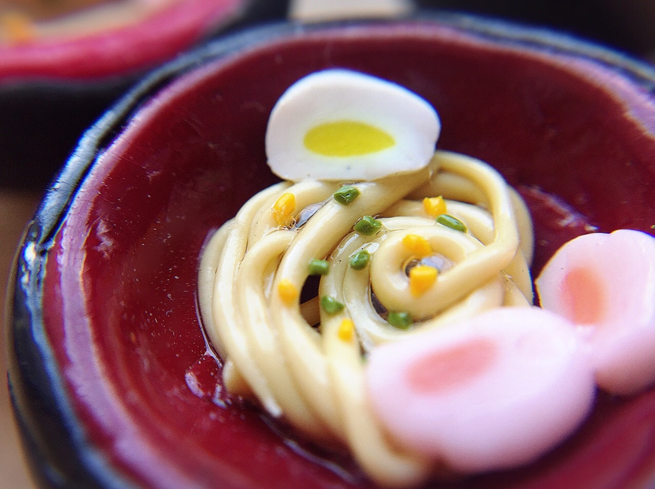 迷你日式拉面粘土手作