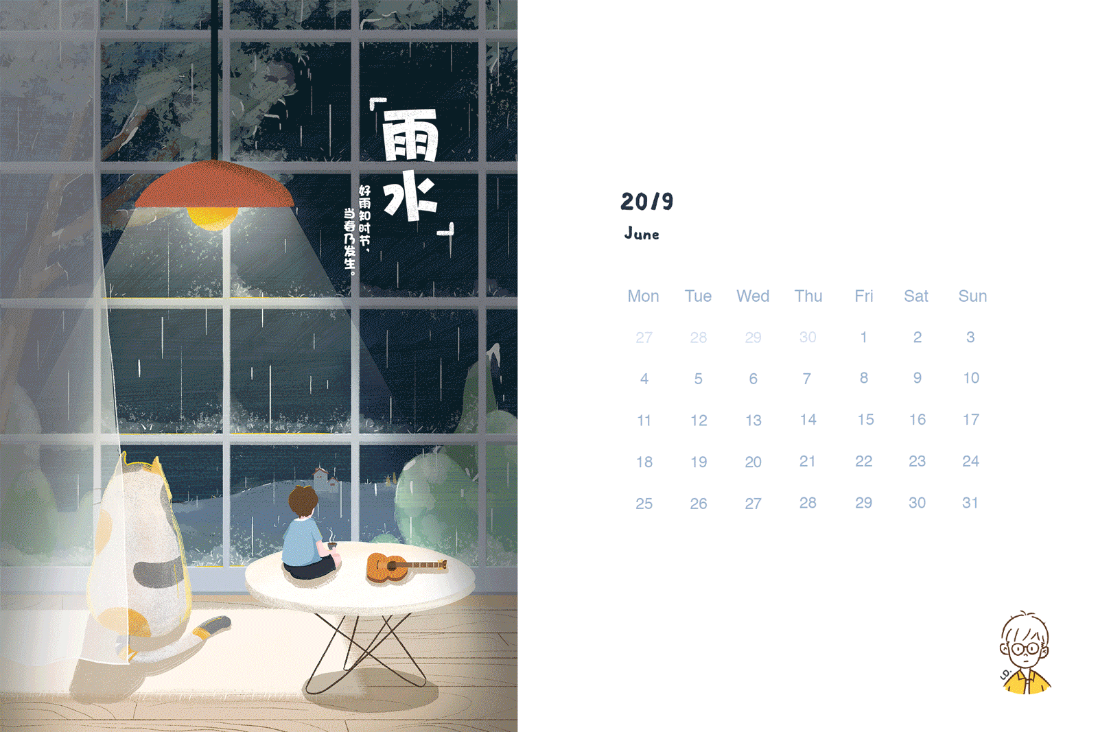 我和猫~の24节气（图ZMTgyNzg1MDAw） - 艺术插画 - 站酷设计师_LD_原创素材 - 站酷ZCOOL