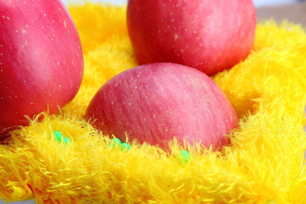 商业摄影 水果 樱桃 苹果拍摄