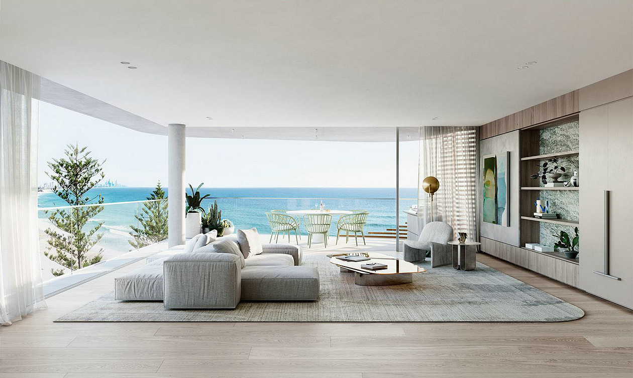 设计的细致柔和之美海景房