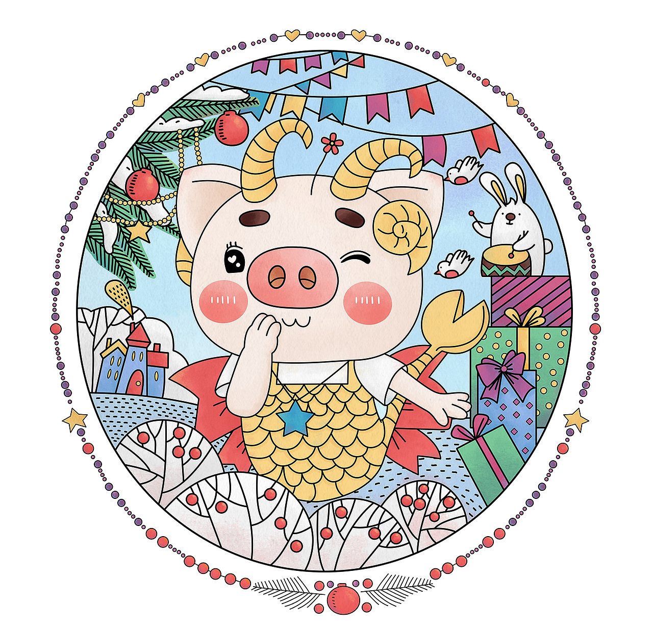 十二星座小猪猪