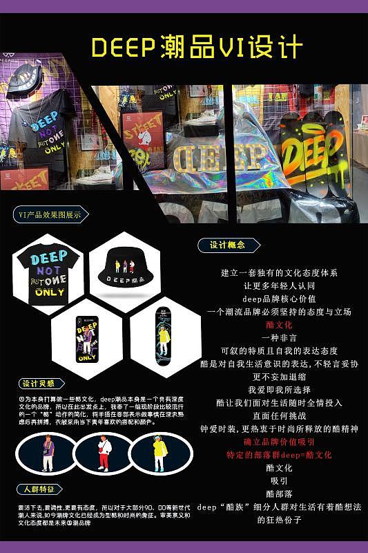 DEEP潮品vi设计（图ZMjE3OTQ3MjU2） - 品牌 - 站酷设计师张太阳呀原创素材 - 站酷ZCOOL