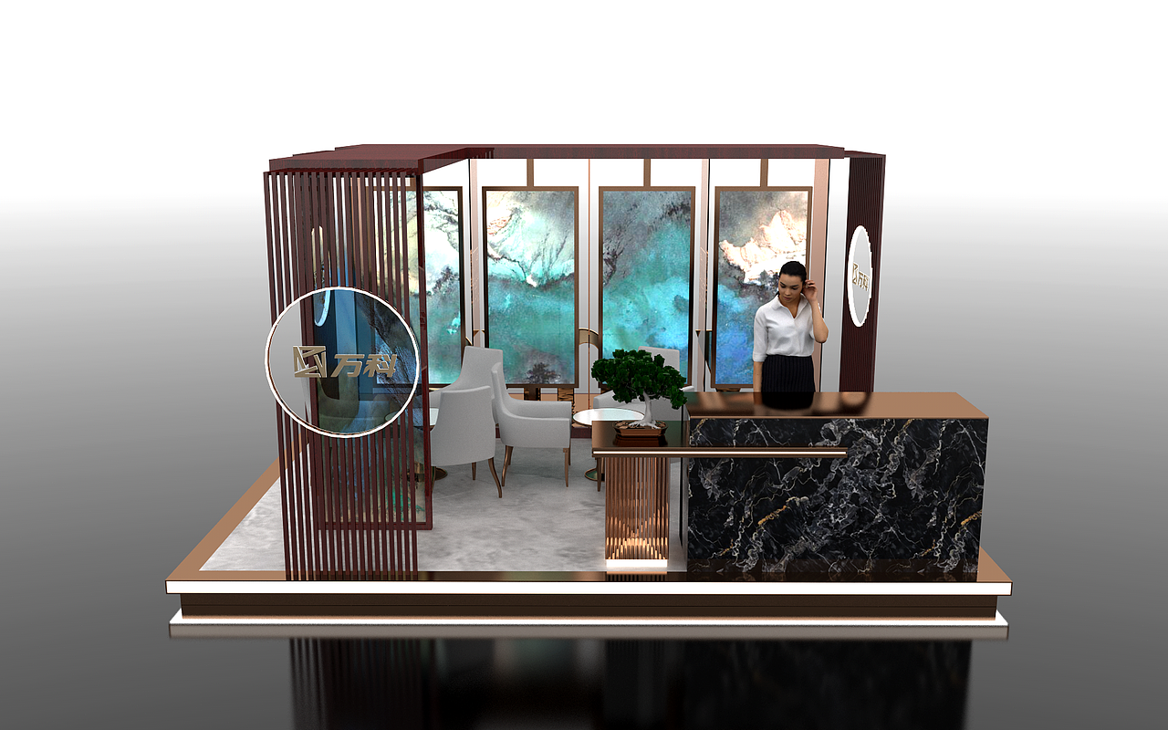 中式展位设计20211021