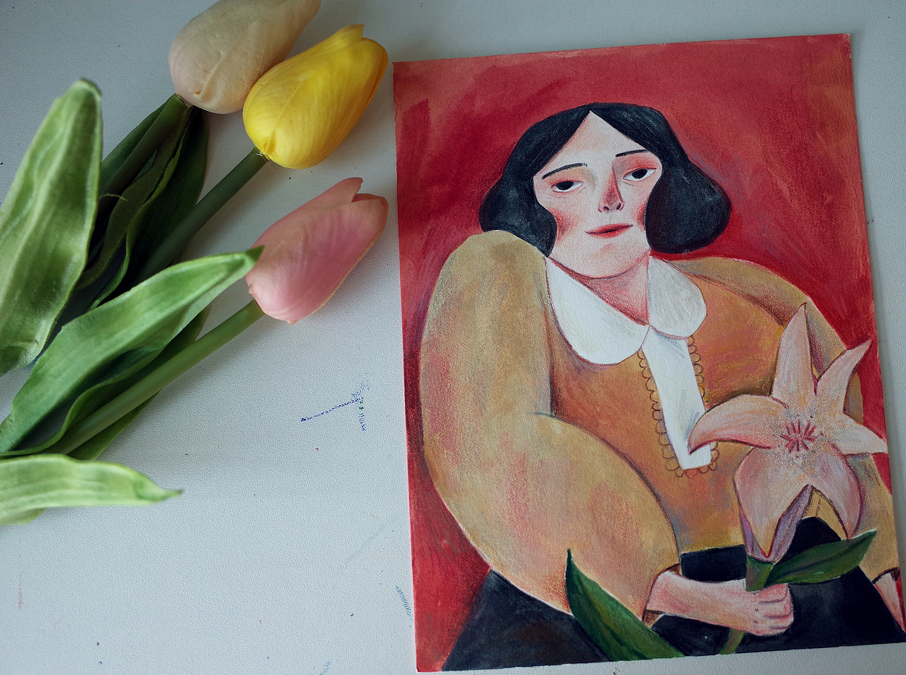 手绘创作日常混更（图ZMTgzMTM1MzMy） - 创作习作 - 站酷设计师六一kaki原创素材 - 站酷ZCOOL