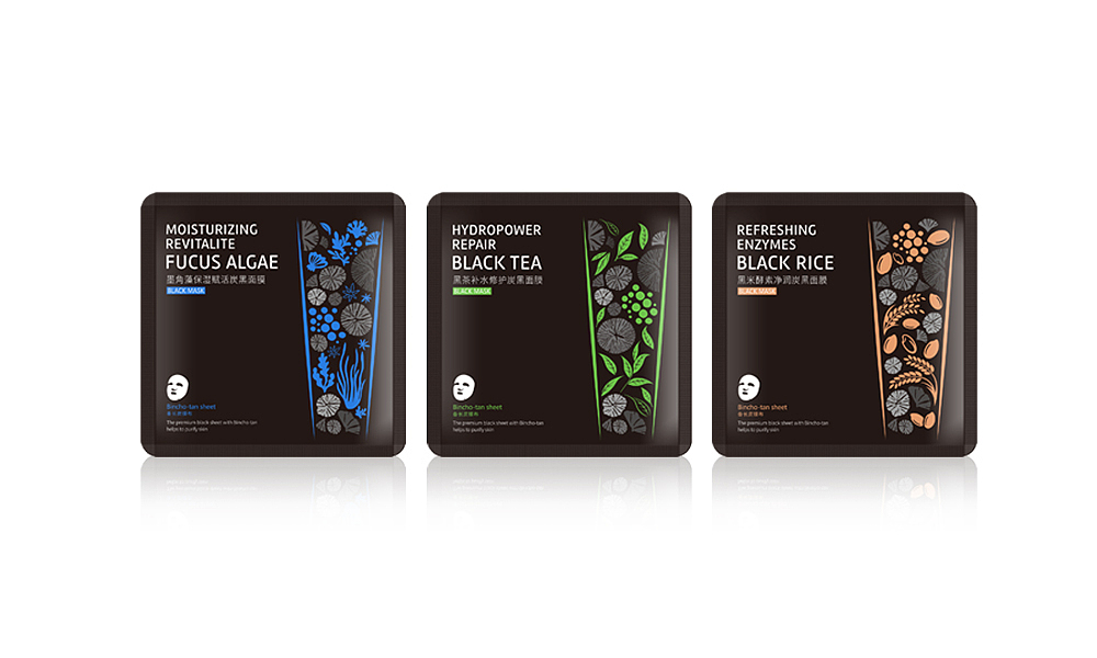 黛舒菲-净润焕采三合一黑面膜