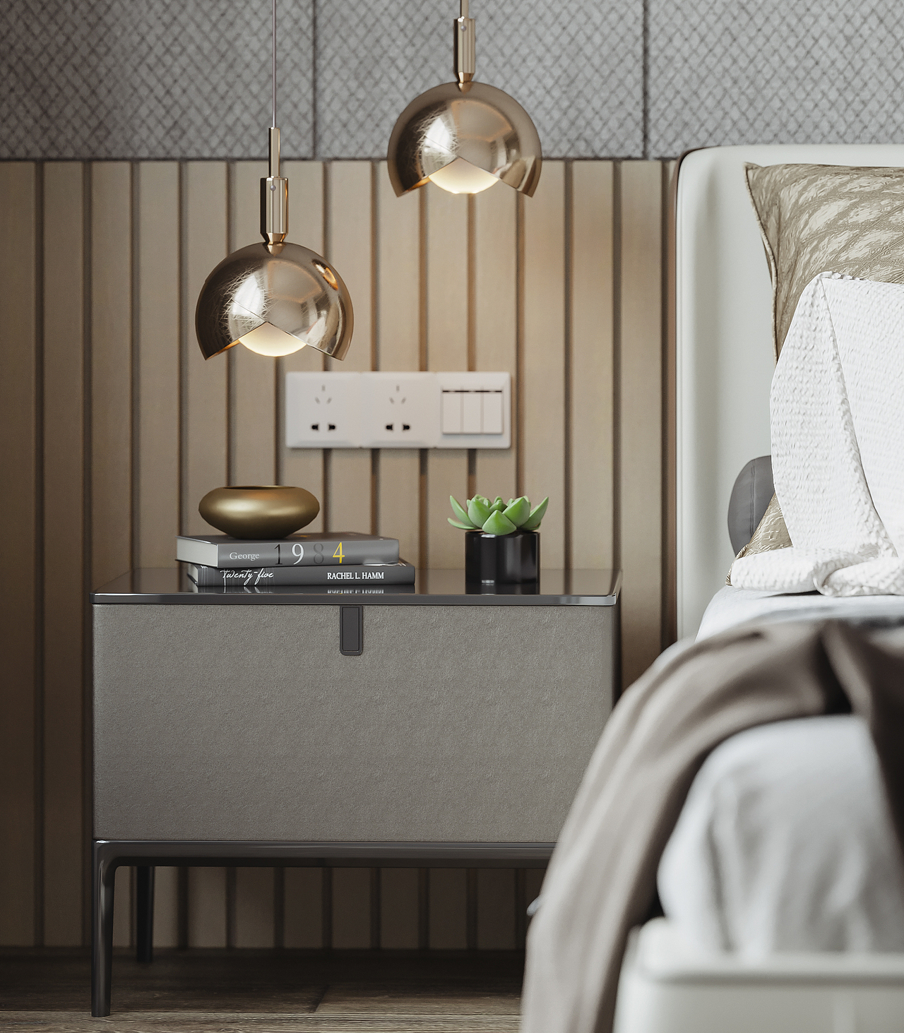 现代轻奢效果图