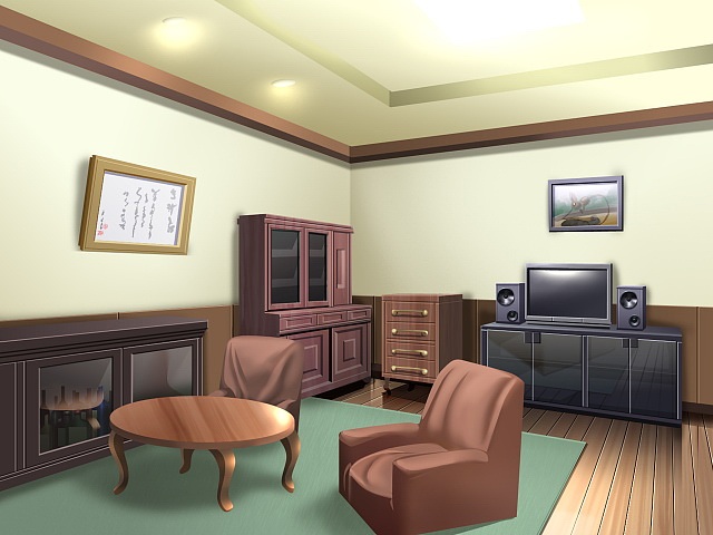 【场景 - 原画】客厅②