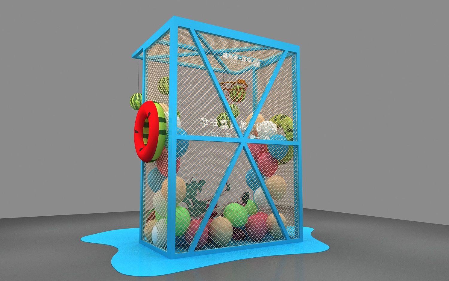 一冻一夏dp美陈效果图展示