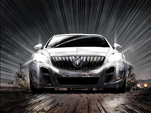 别克bip lastlight h5案例（个人主页-ZMzE2MDUwNjA=） - 短篇/格漫 - 站酷设计师李小山原创素材 - 站酷ZCOOL