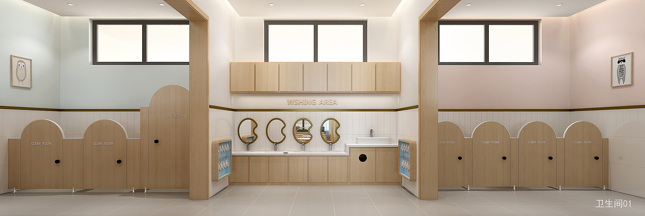 空间设计 | 教育 | 红缨幼儿园（图ZMjM3MTU0NTUy） - 商业空间设计 - 站酷设计师宫城Ginko原创素材 - 站酷ZCOOL