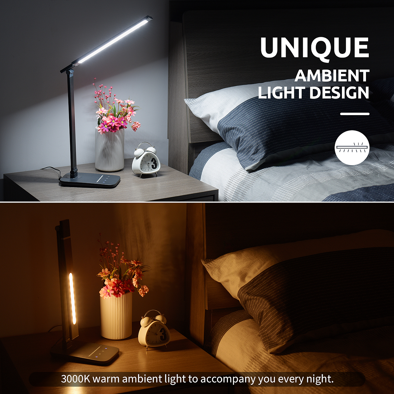 亚马逊金属台灯上架图