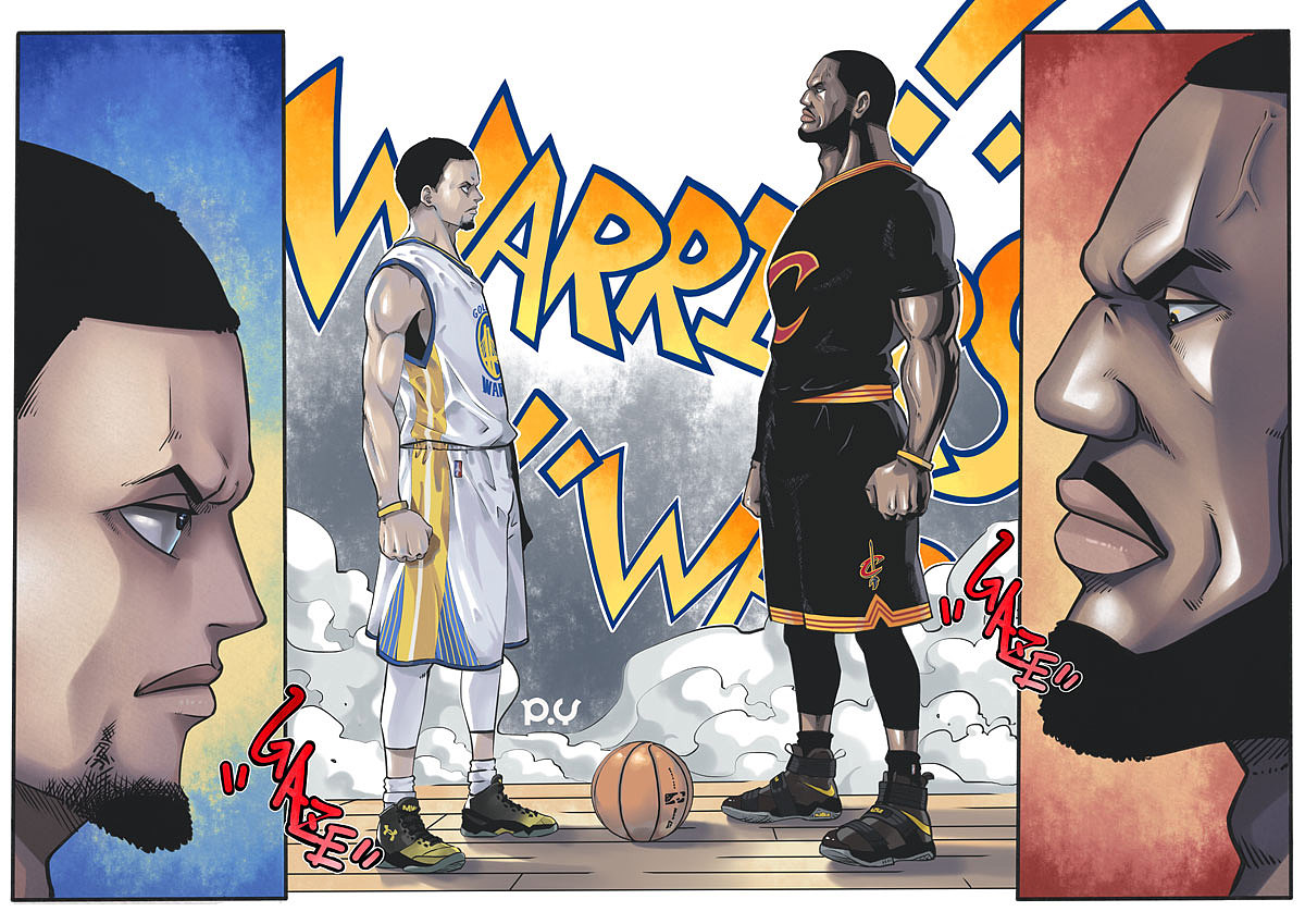 库里和慕斯基情对视