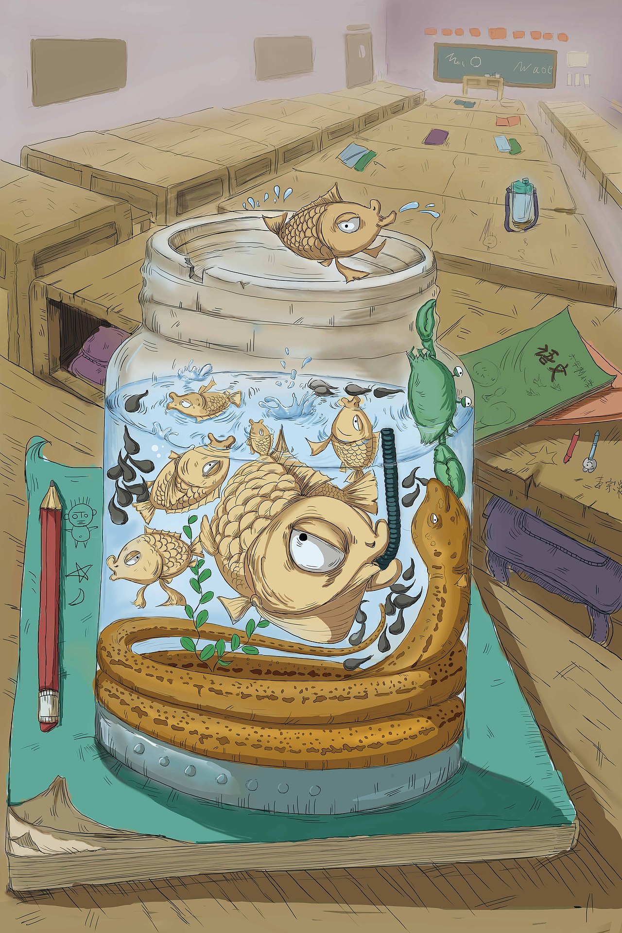 童年那些事（图ZMTIyNjk0Mjg=） - 商业插画 - 站酷设计师井岗山下原创素材 - 站酷ZCOOL