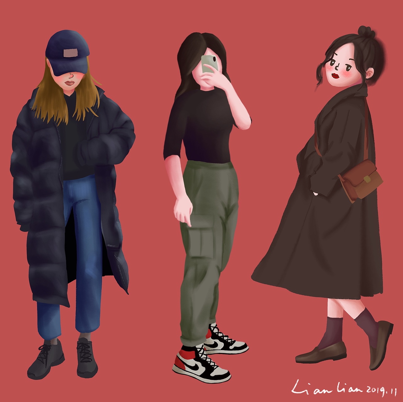 裹厚衣服，安全过冬（图ZMTg1ODA3MDcy） - 艺术插画 - 站酷设计师连连415原创素材 - 站酷ZCOOL