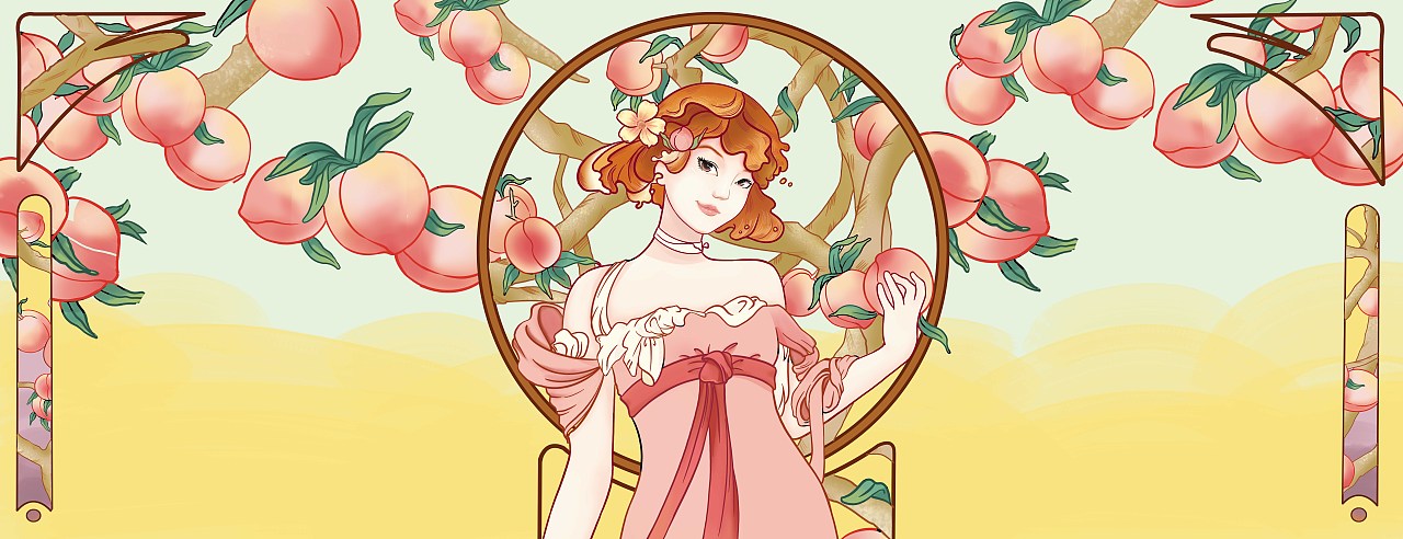 参考穆夏大师的插画（图ZMjg4OTUwNDQ4） - 商业插画 - 站酷设计师ad小老虎原创素材 - 站酷ZCOOL