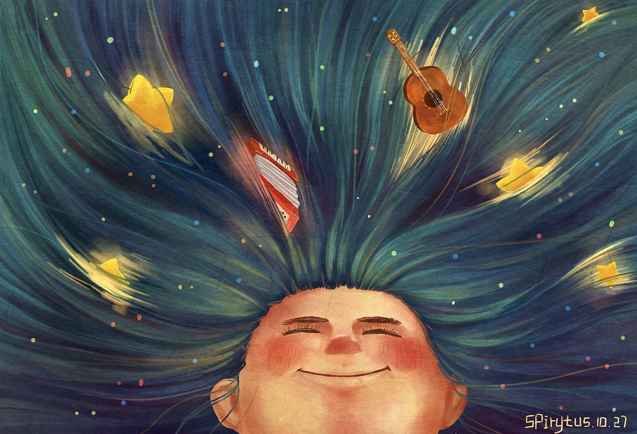 梦一场|插画|创作习作|林十三lin - 原创作品 - 站酷 (zcool)