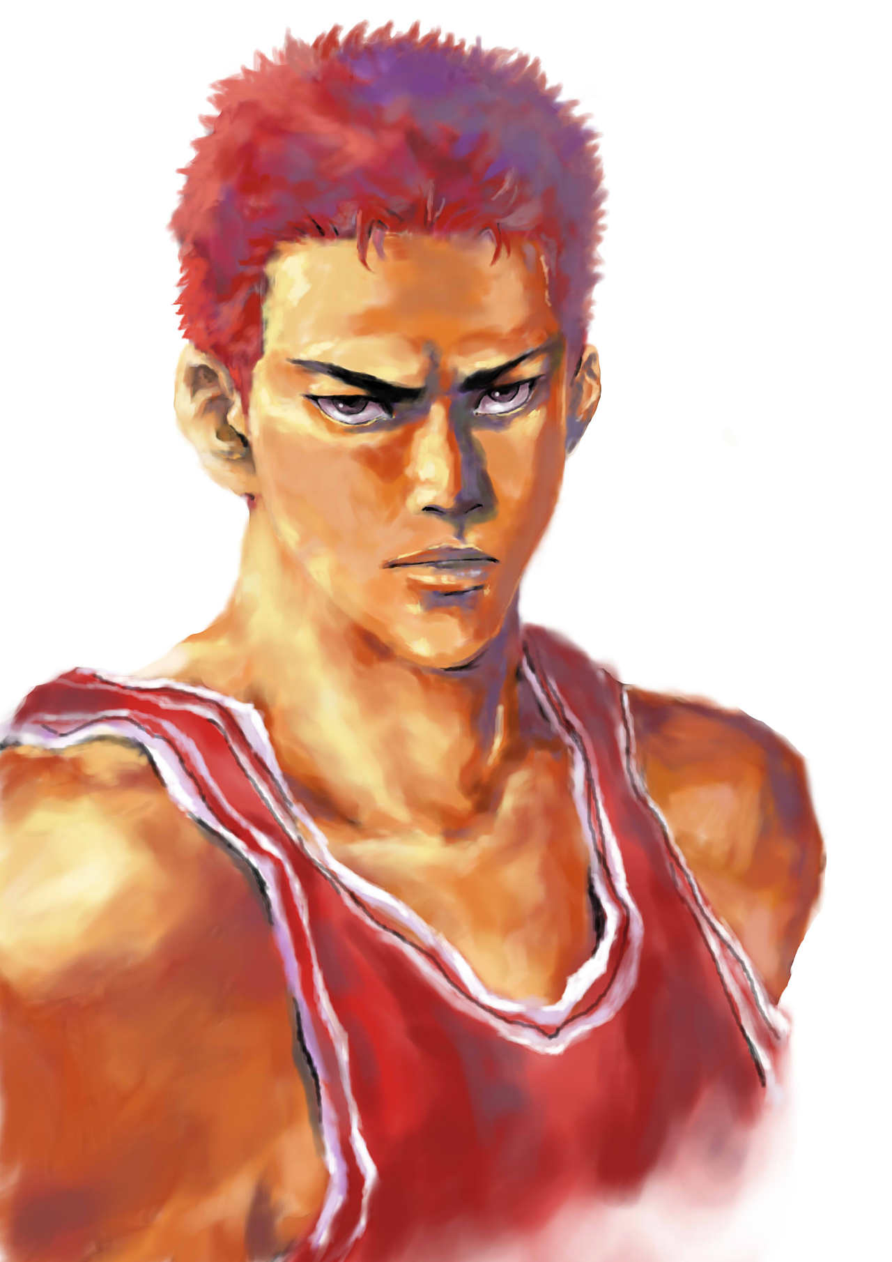 灌篮高手|动漫|肖像漫画|ROCKLEE_YO - 原创