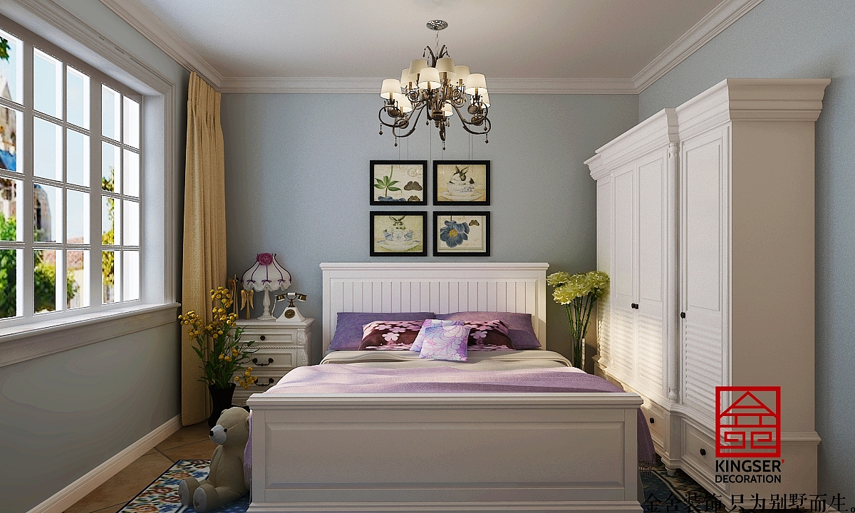 金舍装饰—国赫红珊湾—美式风格—装修案例