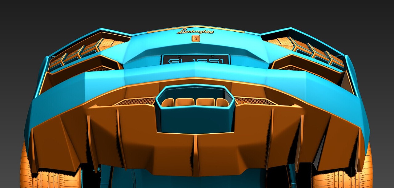 3DMAX建模Lamborghini Aventador LP700-4（图ZMjA3NDMyNjg=） - 机械/交通 - 站酷设计师XIANHUA原创素材 - 站酷ZCOOL