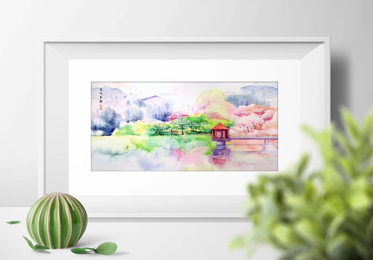 水彩春夏秋冬 · 手绘四季（图ZMjA2NTMzODY0） - 创作习作 - 站酷设计师Shine小画原创素材 - 站酷ZCOOL