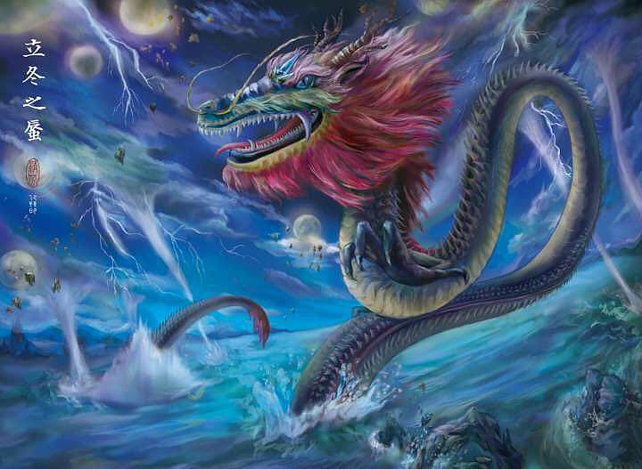 《十二节气立冬 - 立冬之蜃》