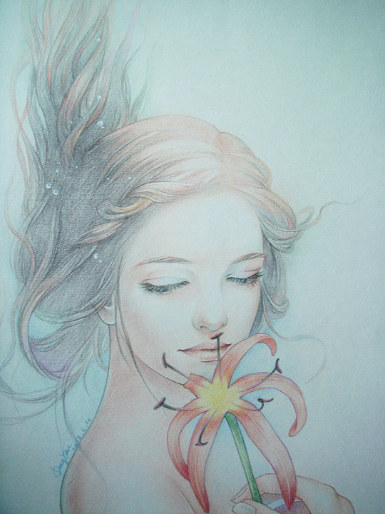 近期的一些彩铅画