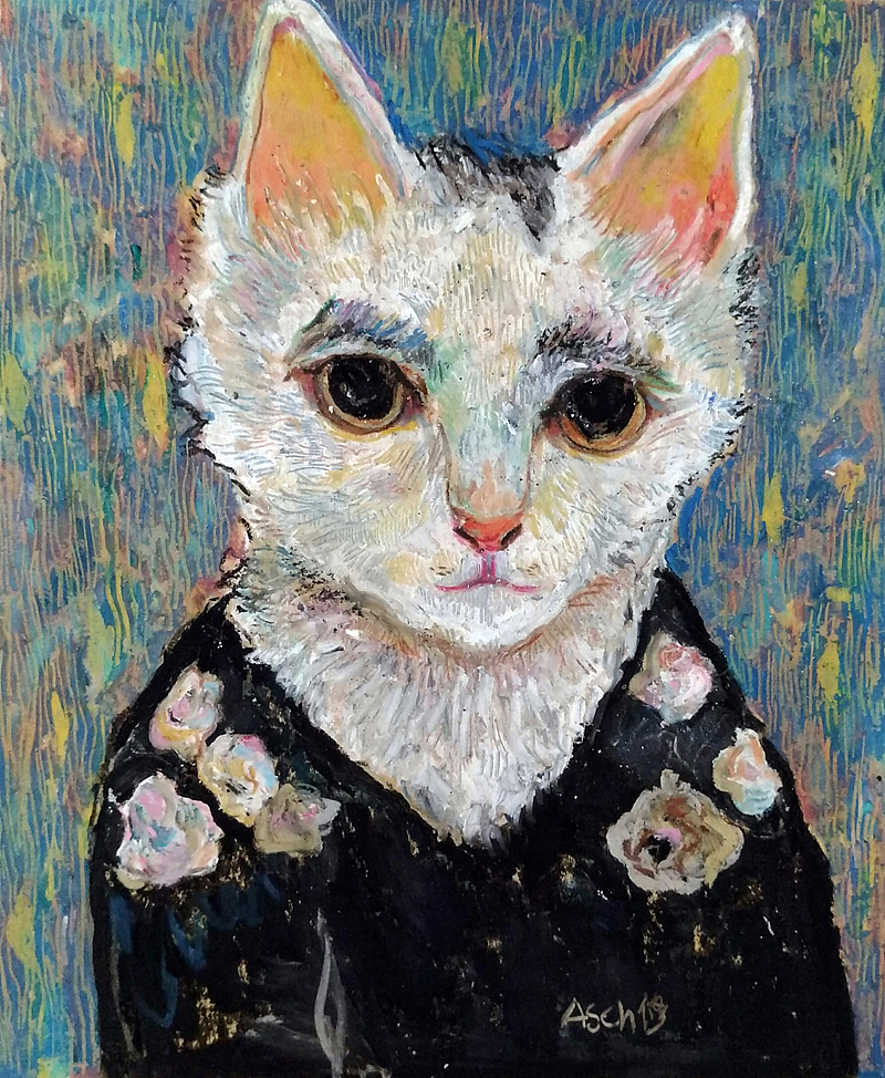 这只猫的原型是我最喜欢的男神之一,才情满分~内涵满分~唱歌满分~