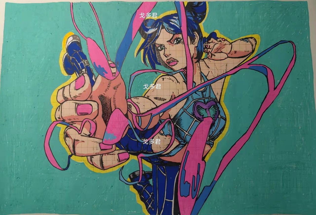 [JOJO/手绘/空调承太郎/空调徐伦]（图ZMjgxMjU5ODI4） - 其他动漫 - 站酷设计师戈多君原创素材 - 站酷ZCOOL