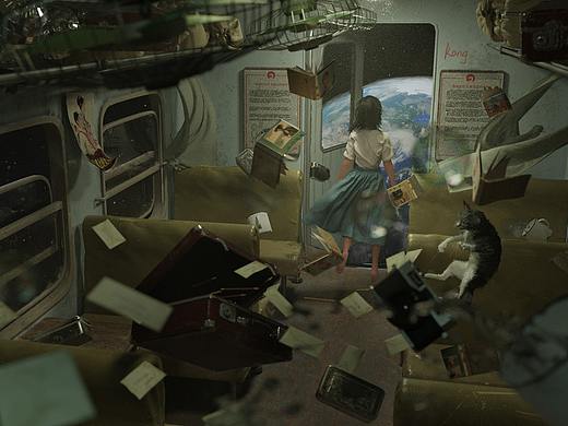 地球最后夜晚（个人主页-ZMzU2MTAyNDg=） - 场景 - 站酷设计师kangkang斯基原创素材 - 站酷ZCOOL