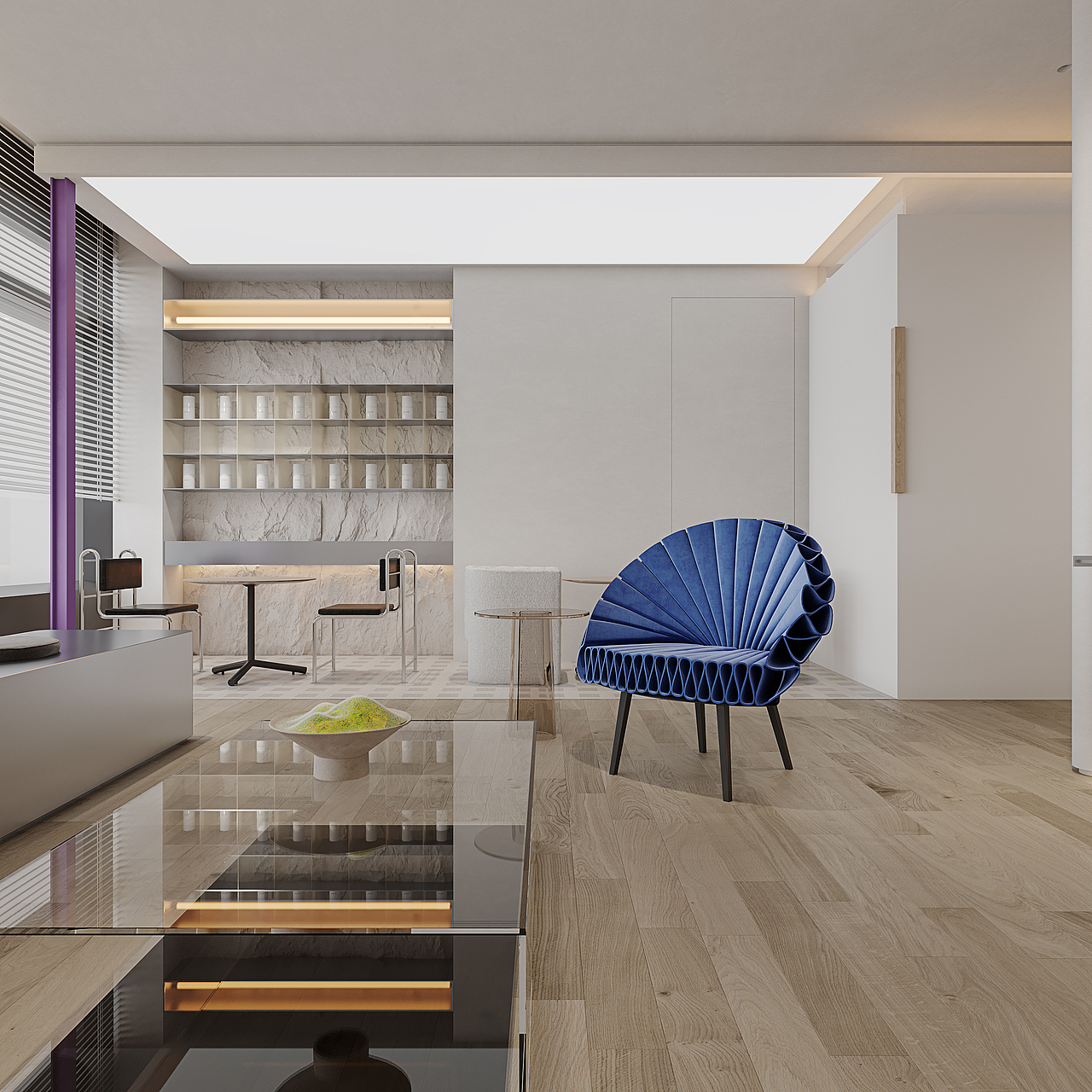 space 路径连线 X 美容院SPA护理空间 